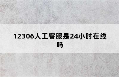 12306人工客服是24小时在线吗