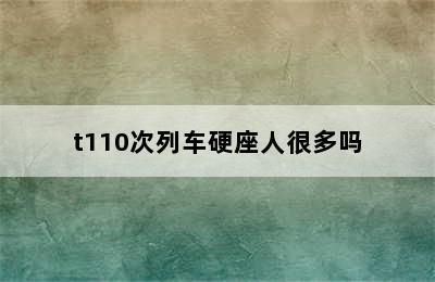 t110次列车硬座人很多吗