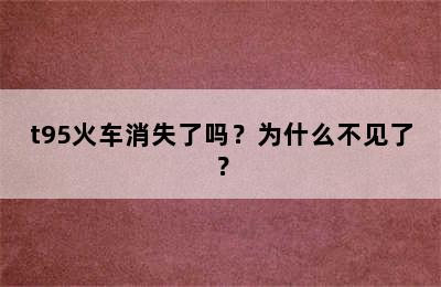 t95火车消失了吗？为什么不见了？