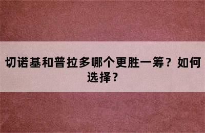 切诺基和普拉多哪个更胜一筹？如何选择？