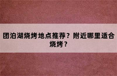 团泊湖烧烤地点推荐？附近哪里适合烧烤？