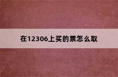 在12306上买的票怎么取