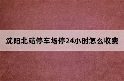 沈阳北站停车场停24小时怎么收费