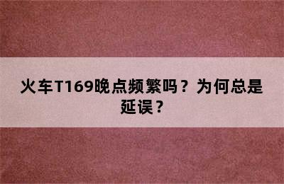 火车T169晚点频繁吗？为何总是延误？